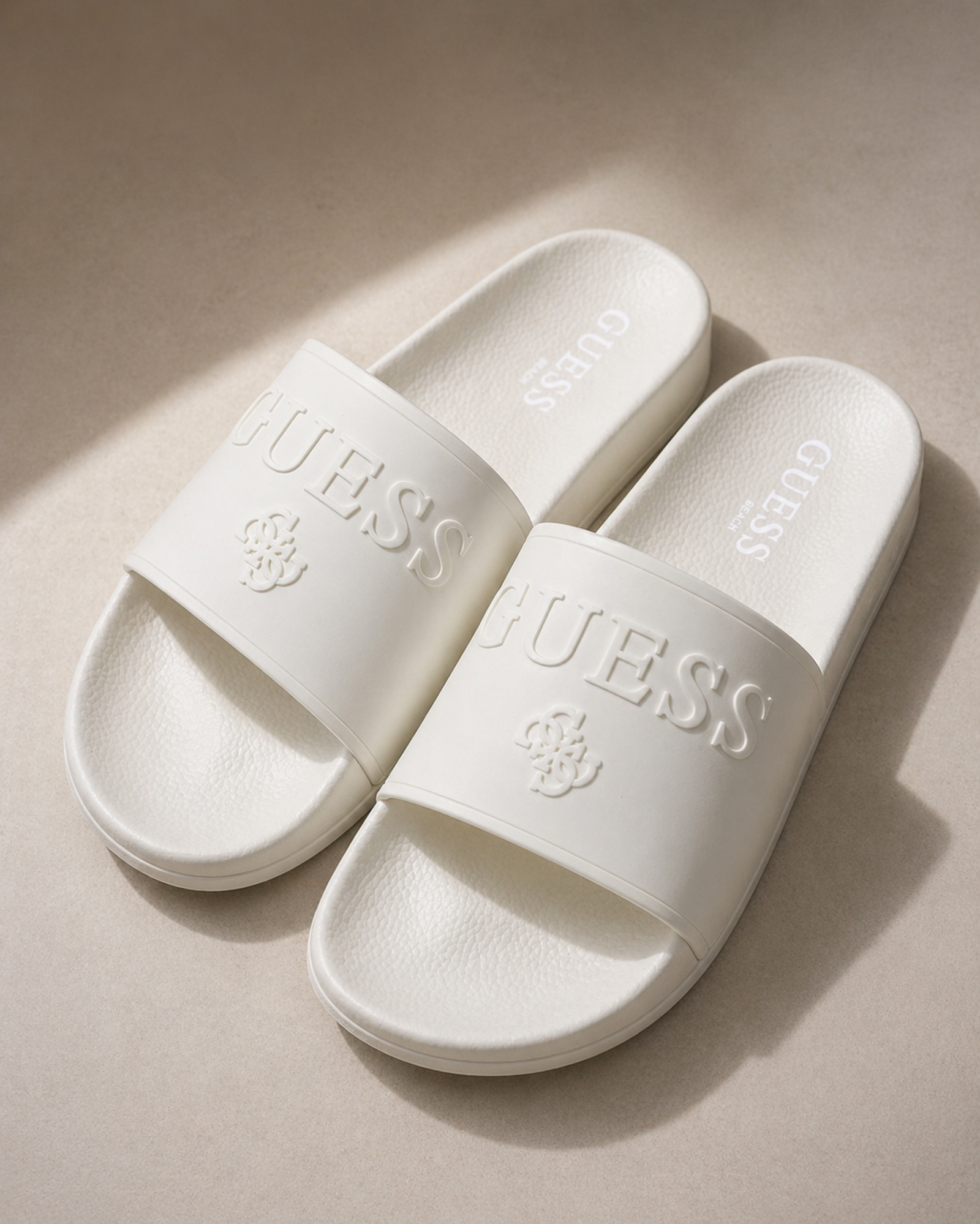 Guess Slippers Sandy Beige Guess 1231