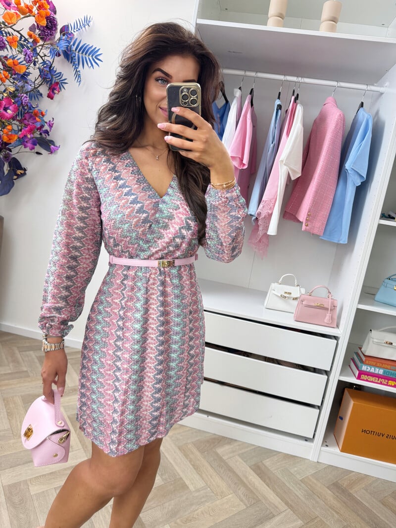 Dress Mission print CY4161C Pink