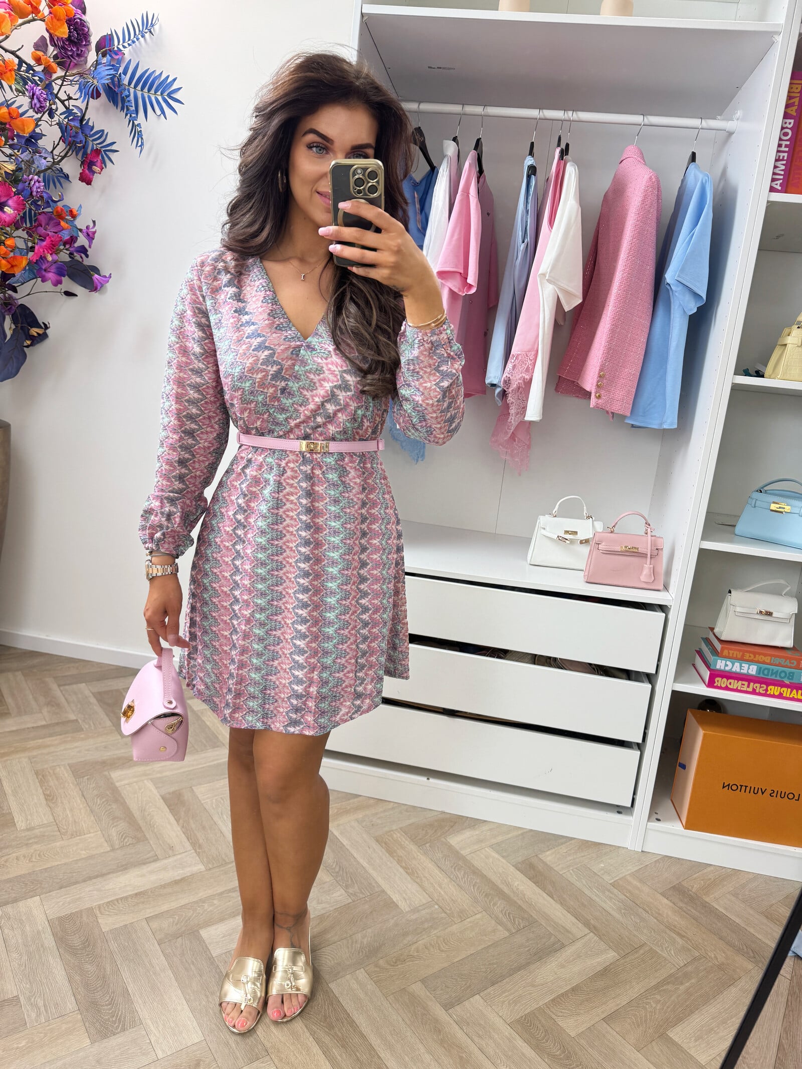 Dress Mission print CY4161C Pink
