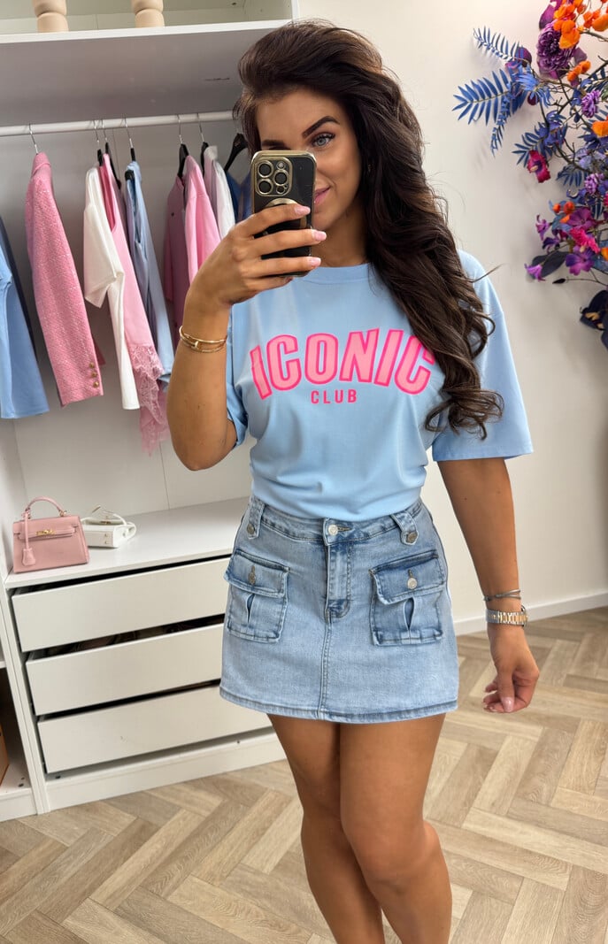 T-Shirt Iconic Light Blue
