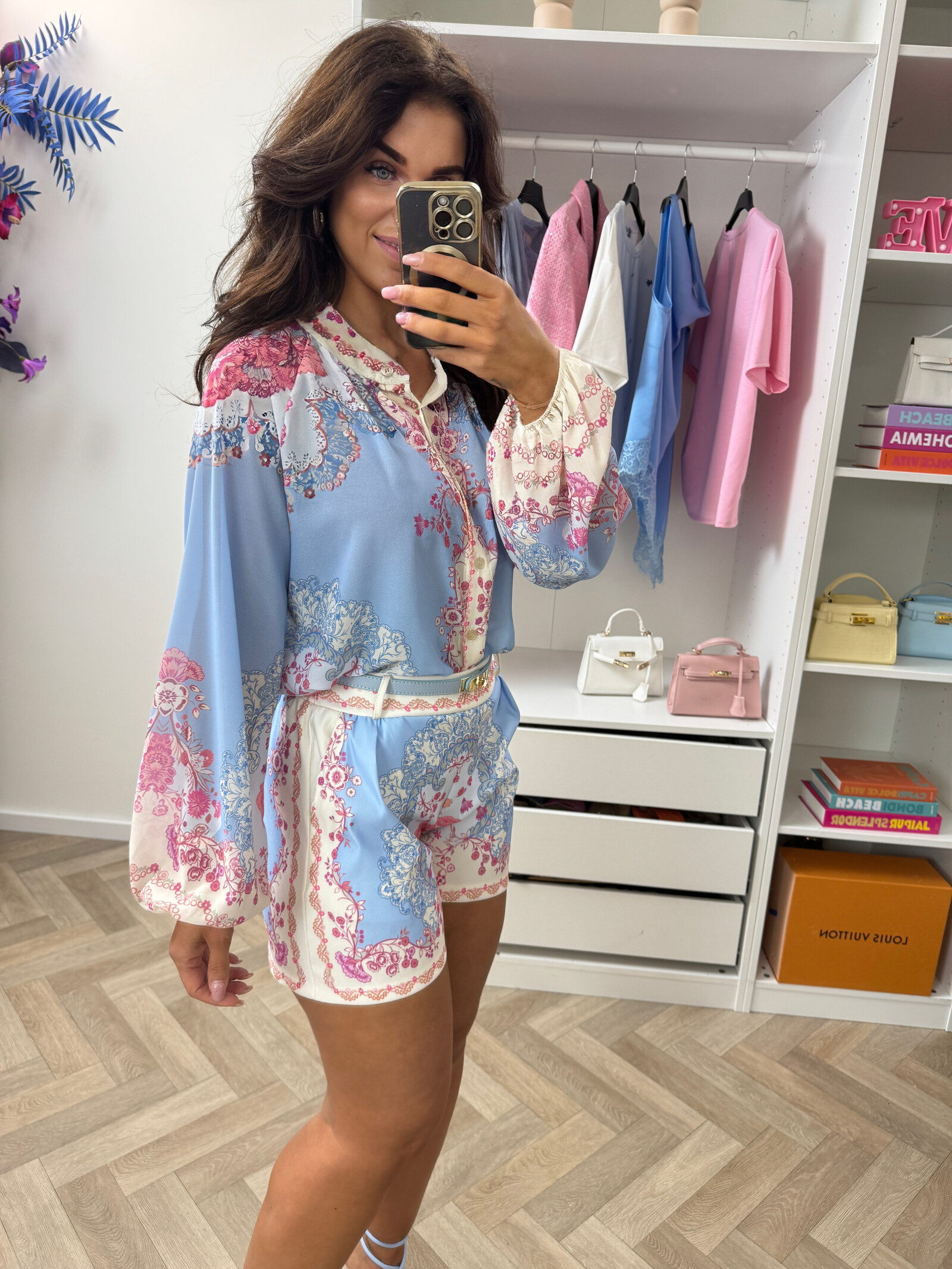 Set Estella Print Blue