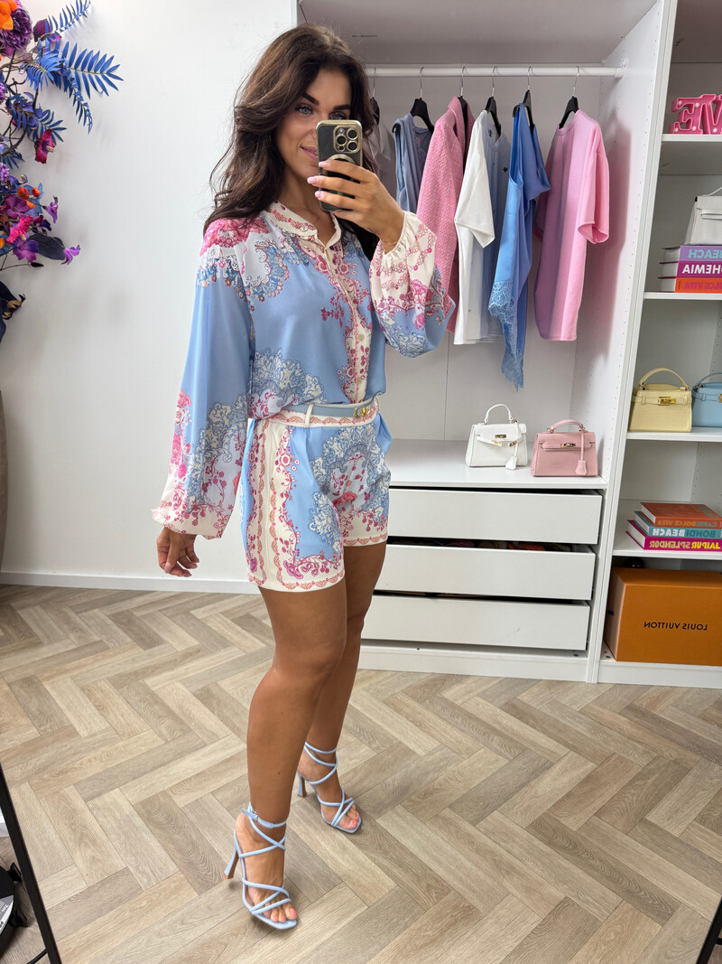 Set Estella Print Blue