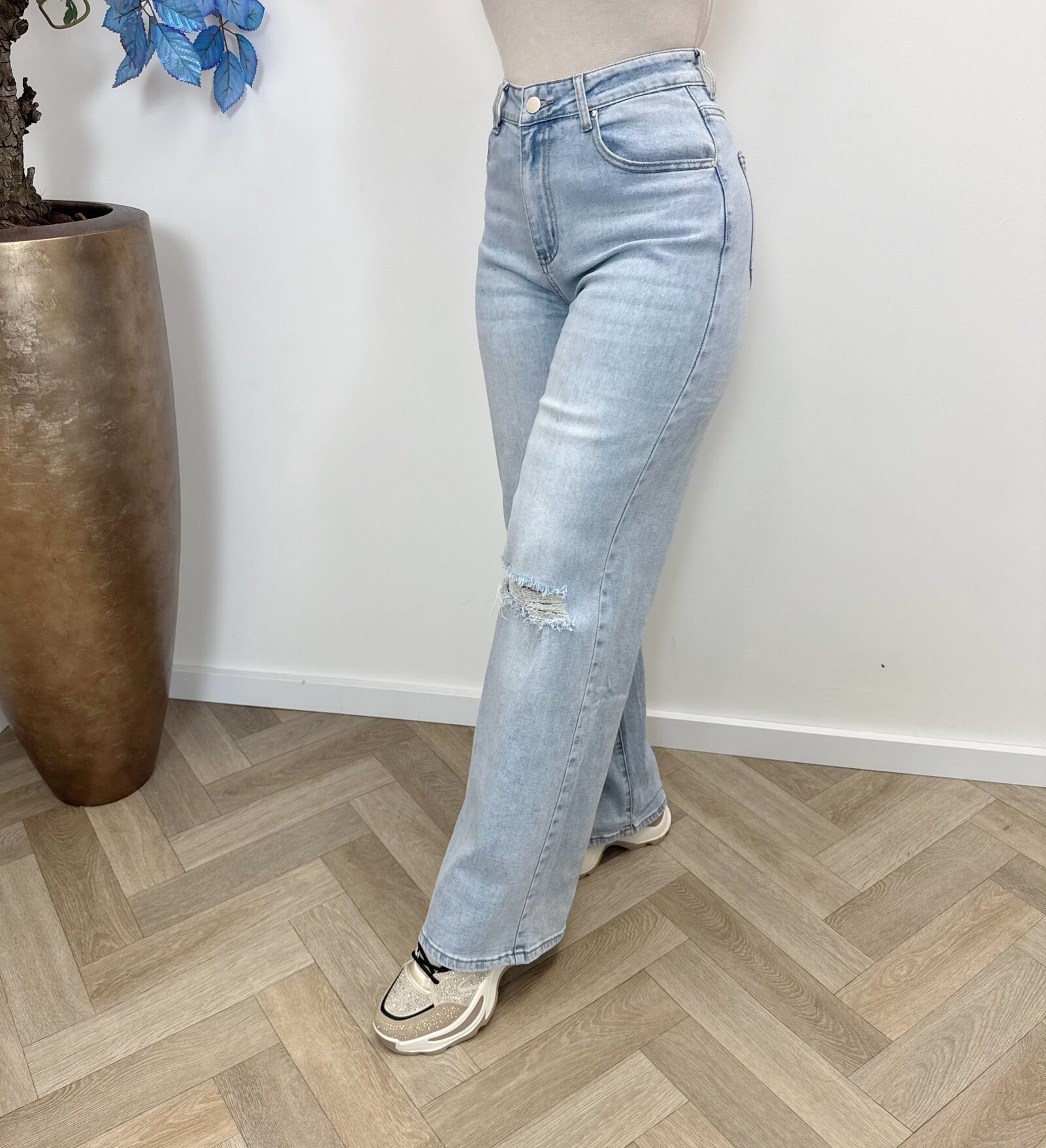Perfect Jeans Straight ripped Blue B233