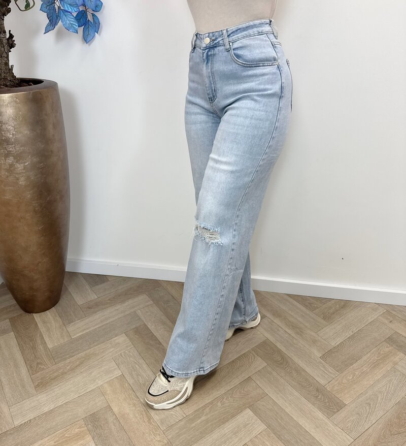 Perfect Jeans Straight ripped Blue B233