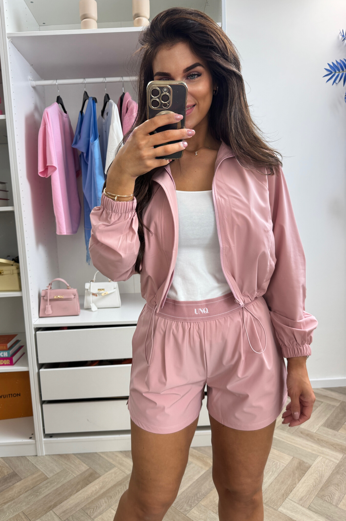 Unique The Label Gigi Jacket Vintage Pink