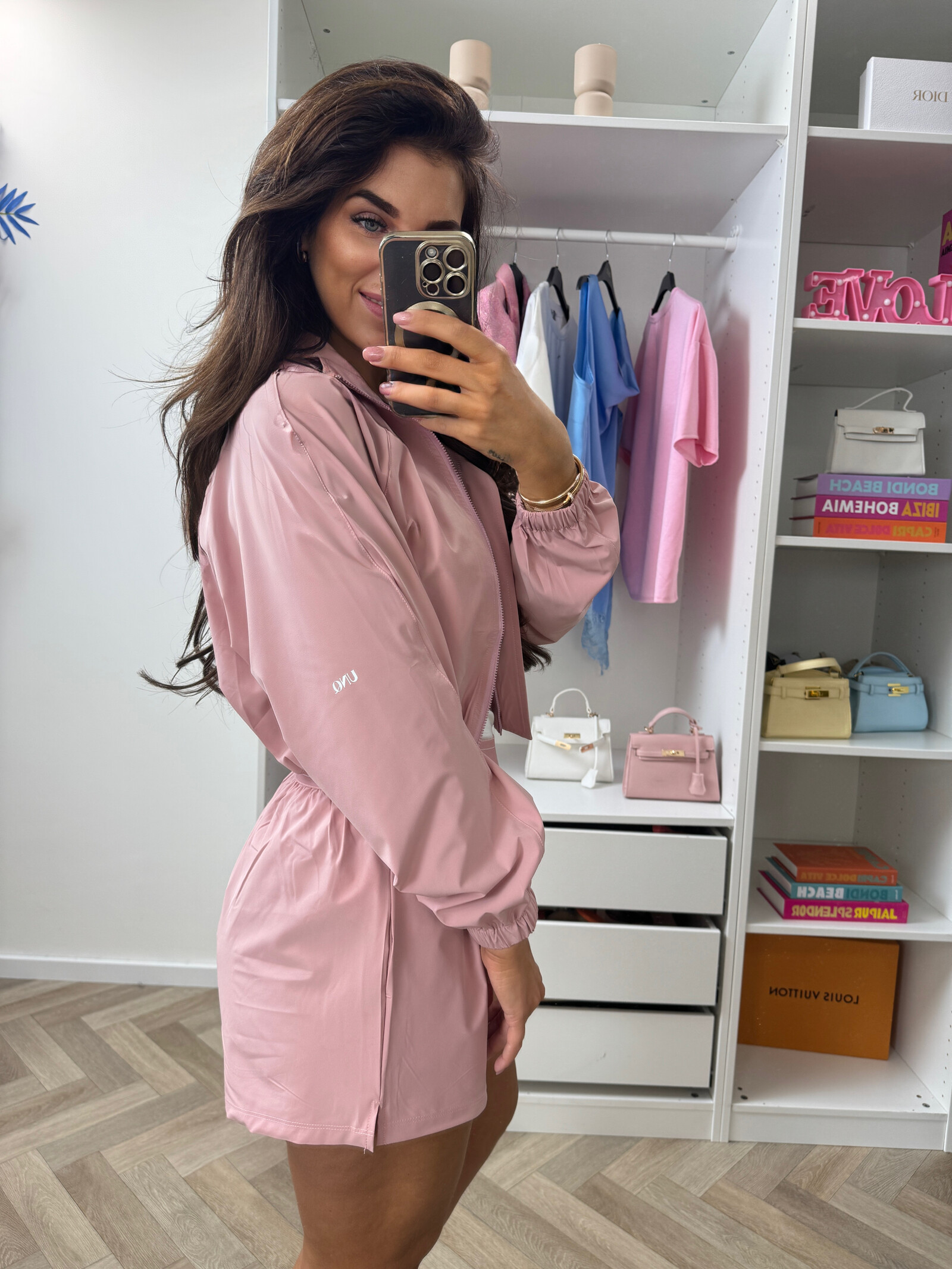 Unique The Label Gigi Jacket Vintage Pink