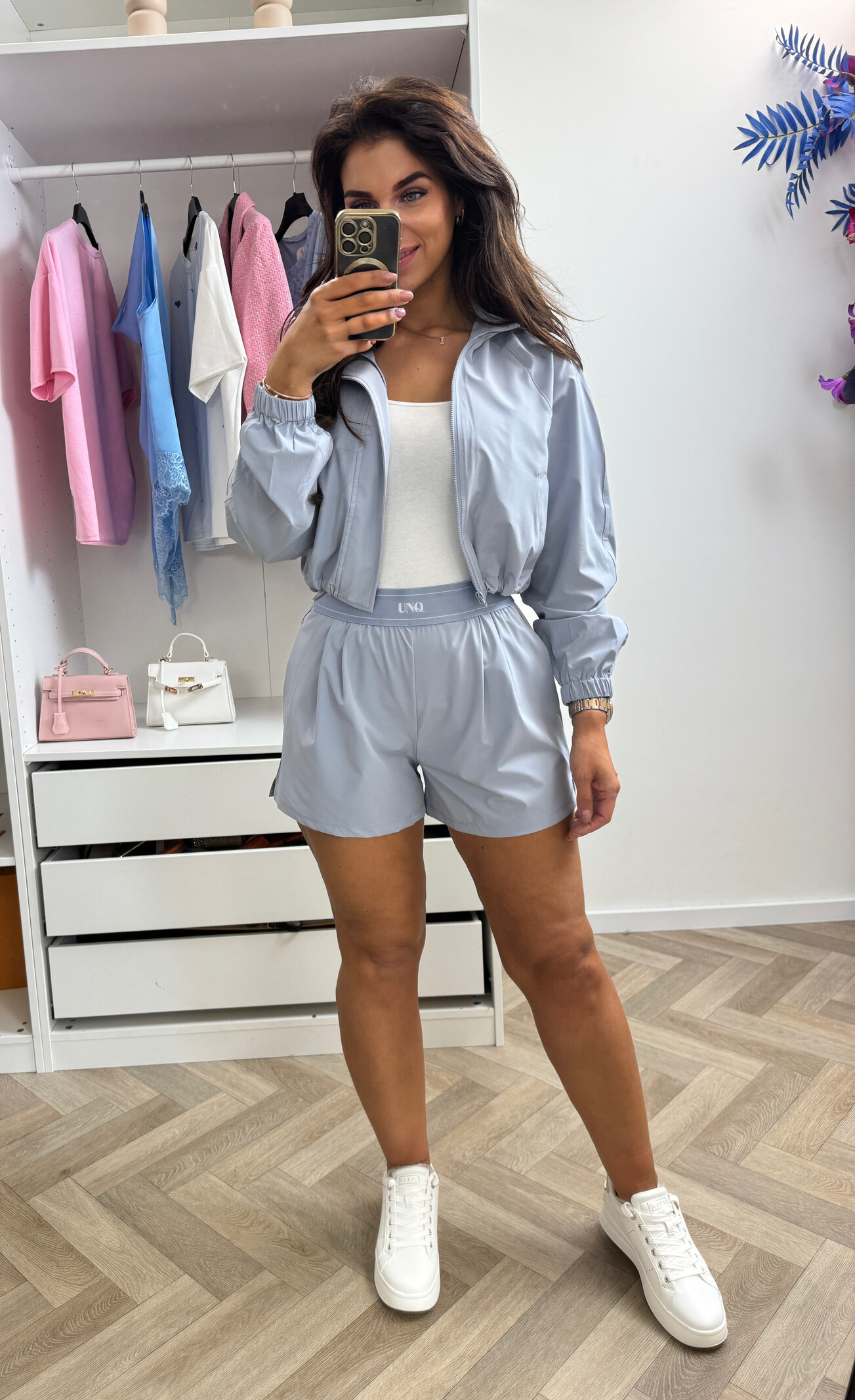 Unique The Label Gigi Jacket Vintage Blue