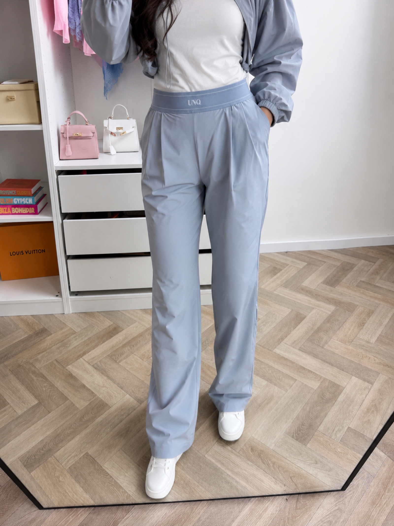 Unique The Label Gigi Pants Vintage Blue