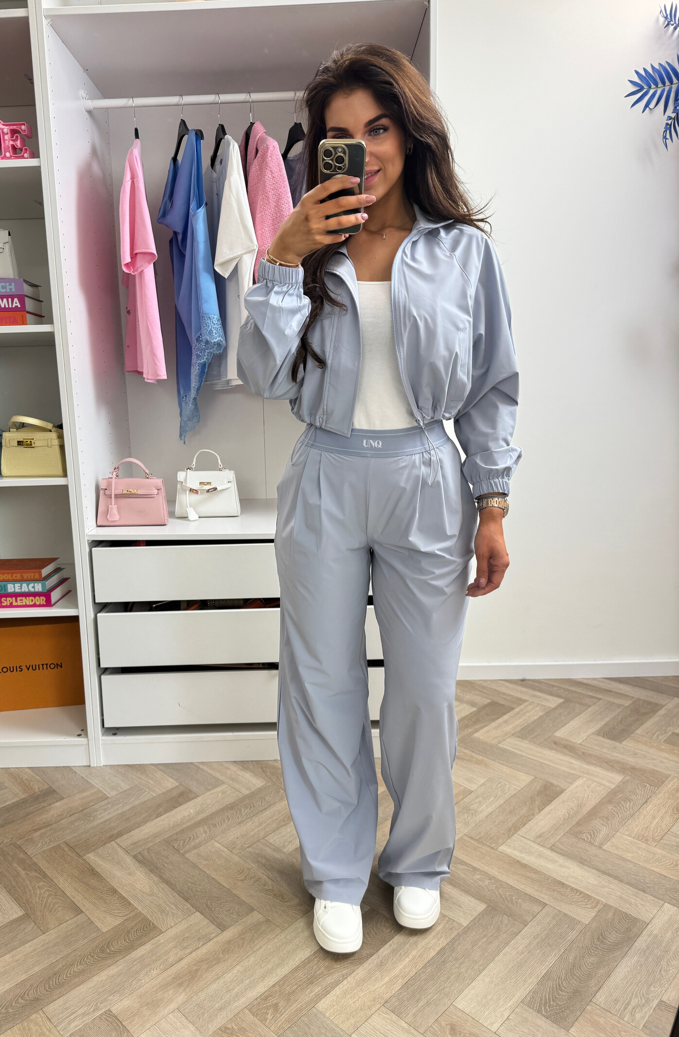 Unique The Label Gigi Pants Vintage Blue