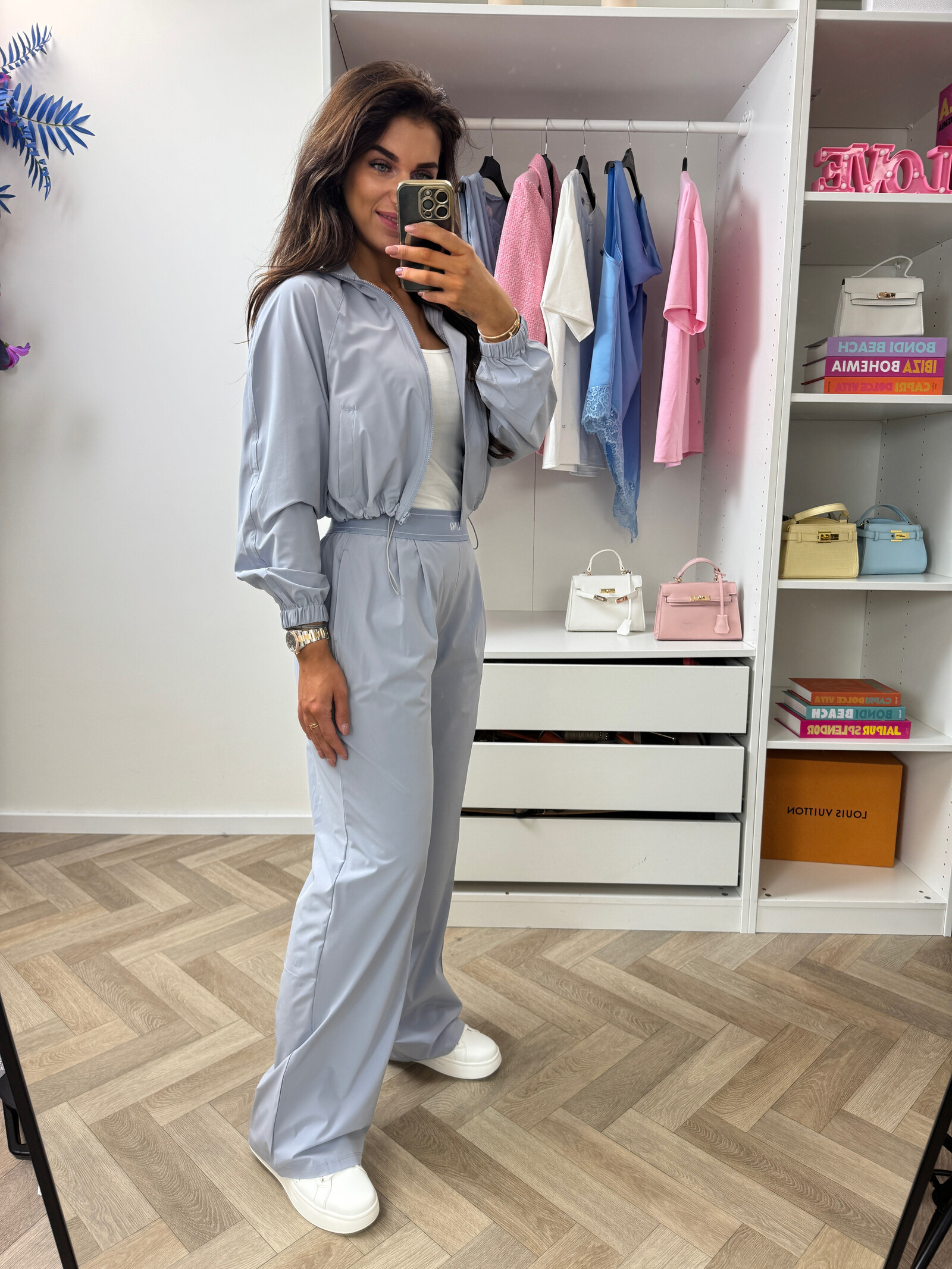 Unique The Label Gigi Pants Vintage Blue