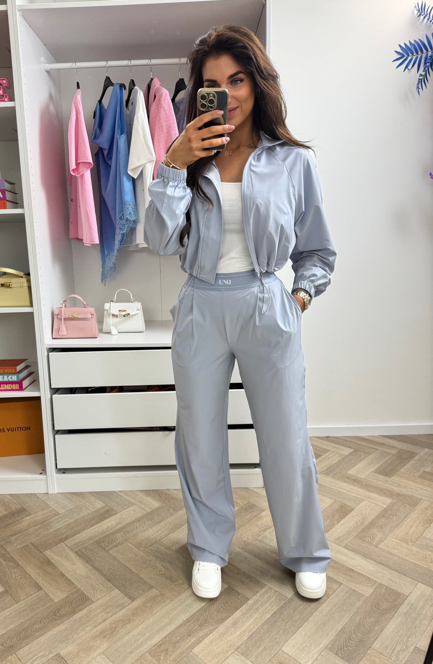 Unique The Label Gigi Pants Vintage Blue