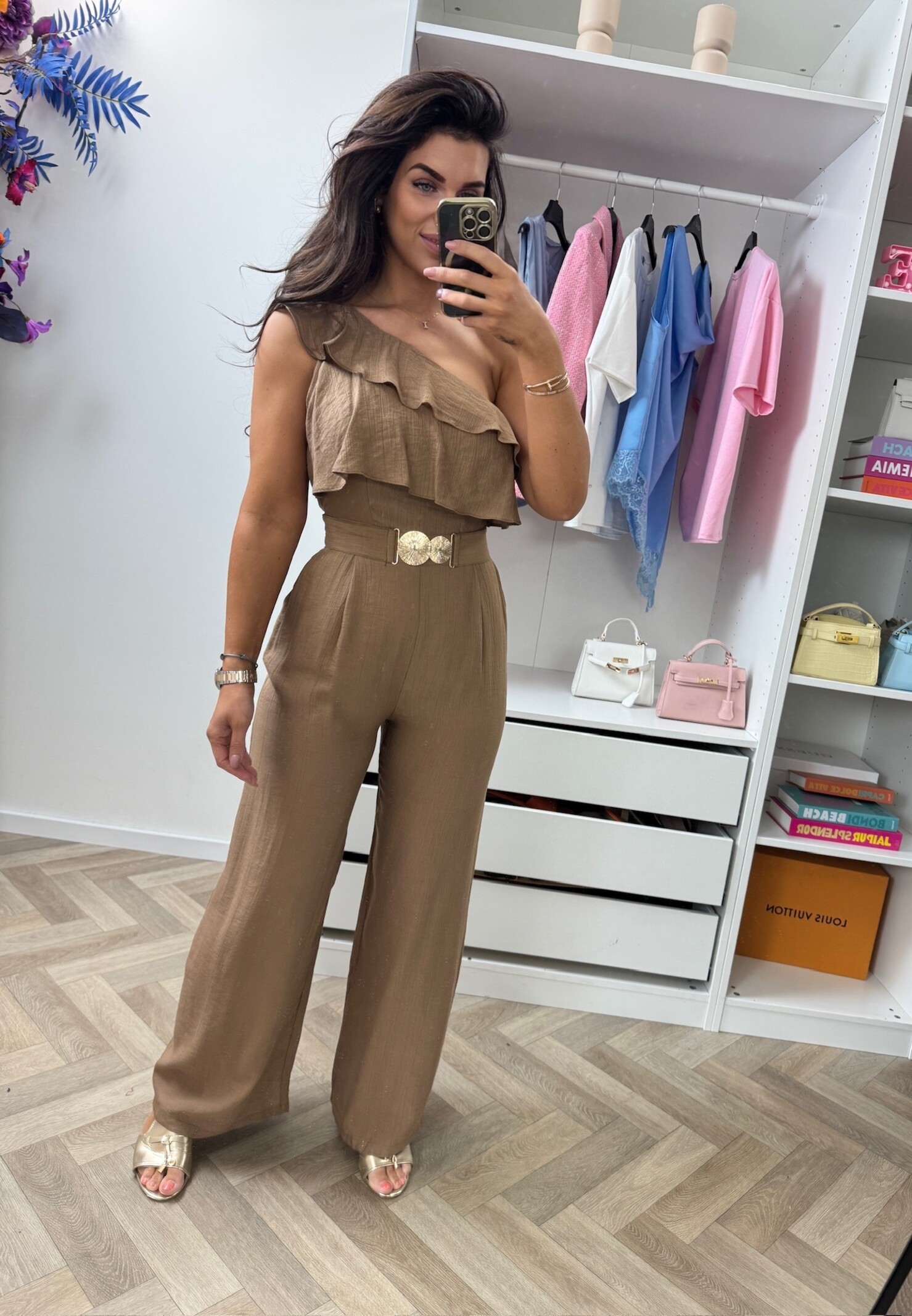 Jumpsuit Stacy 85503 Choco WEB ONLY