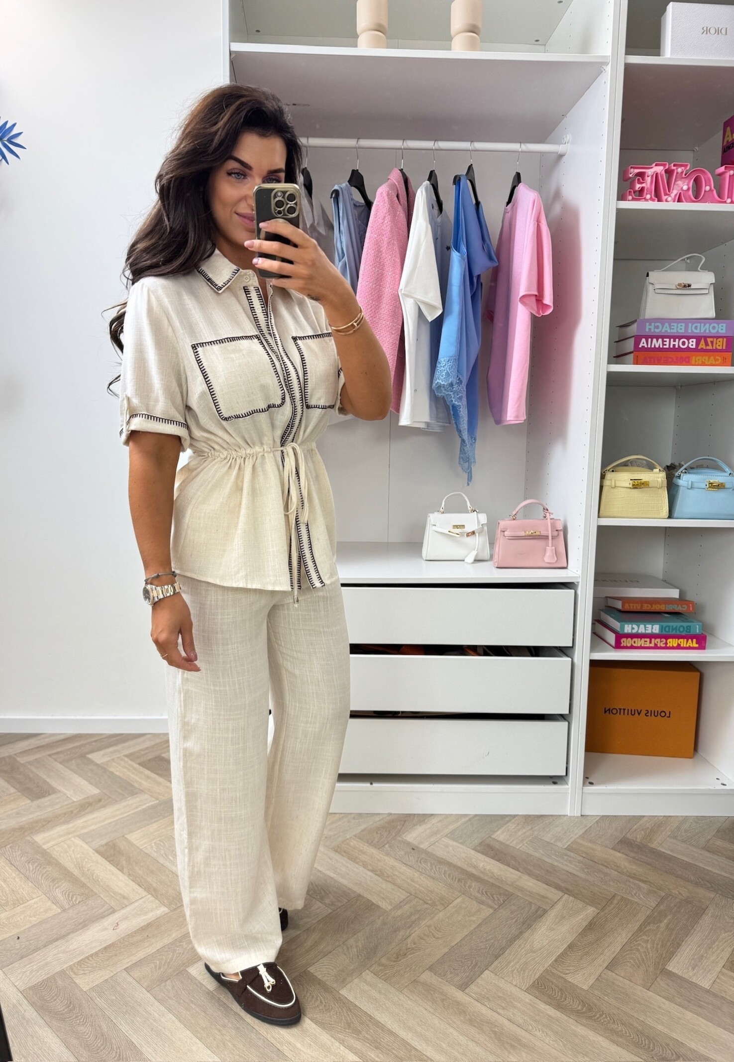 2 Delige set Donja K906 Off White