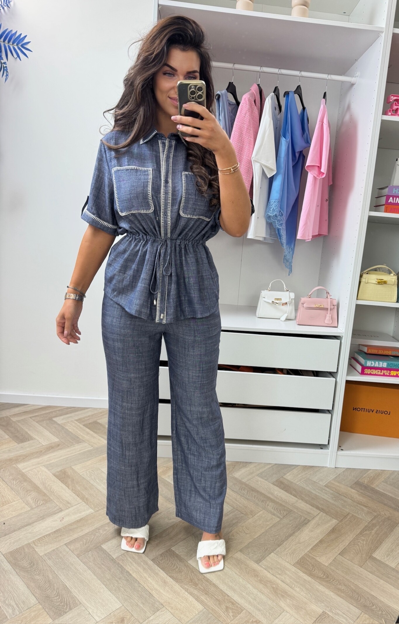 2 Delige set Donja K906 Denim Blue