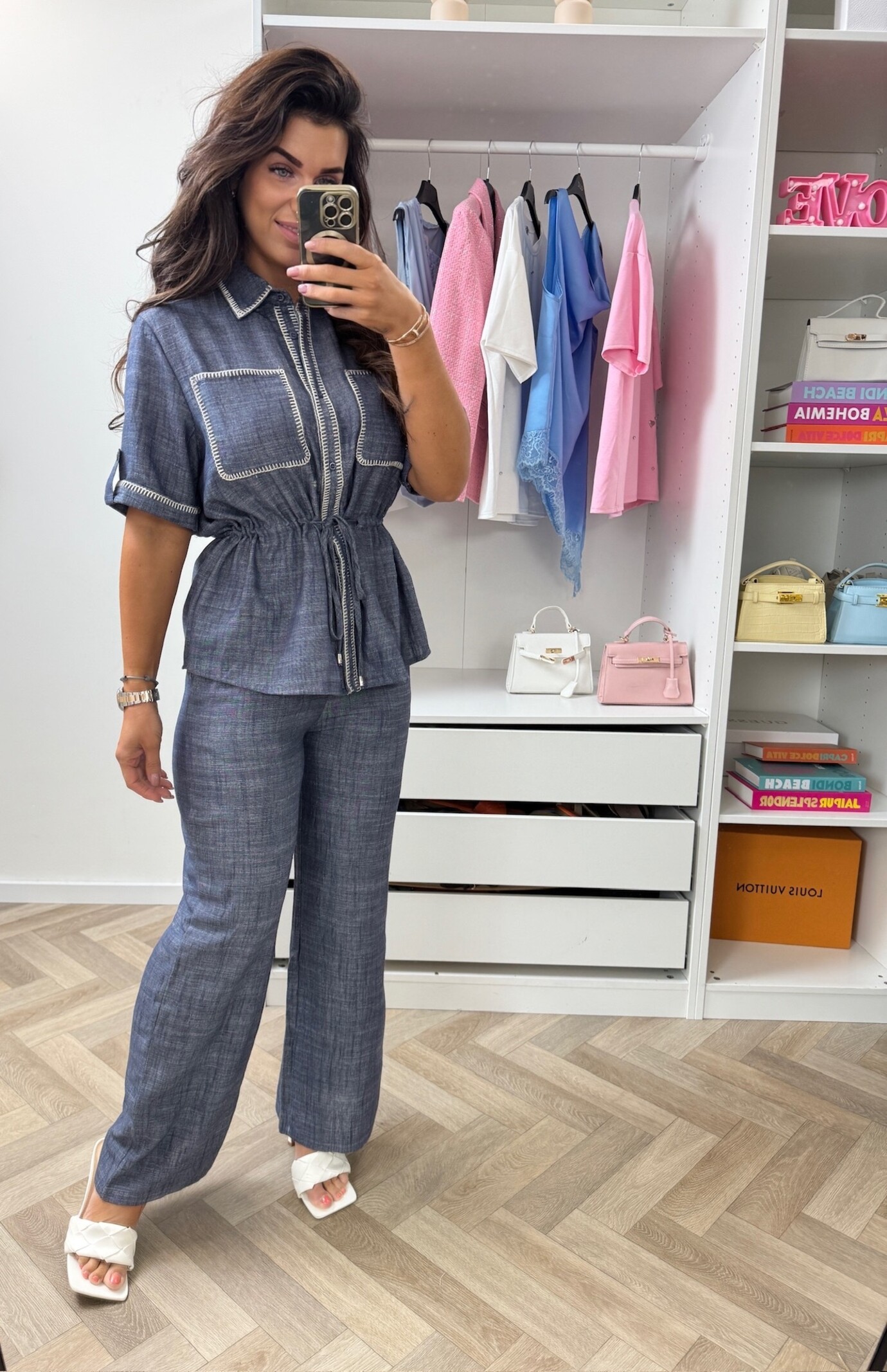 2 Delige set Donja K906 Denim Blue