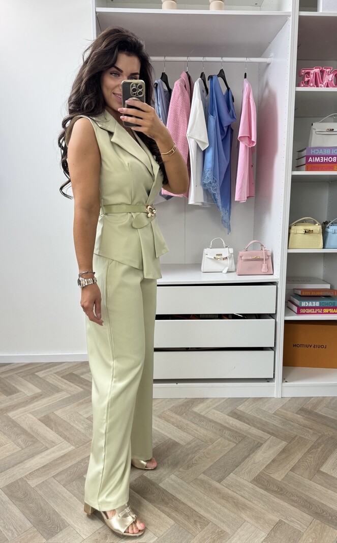 2 Delige set Quincy QQ51 Sage Green