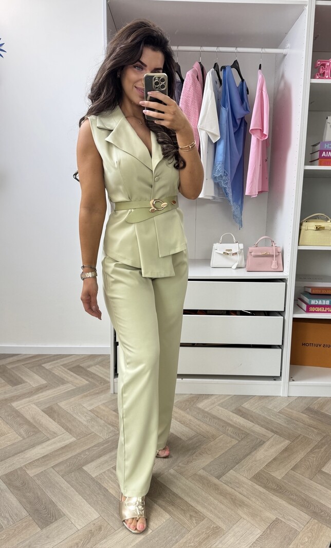 2 Delige set Quincy QQ51 Sage Green