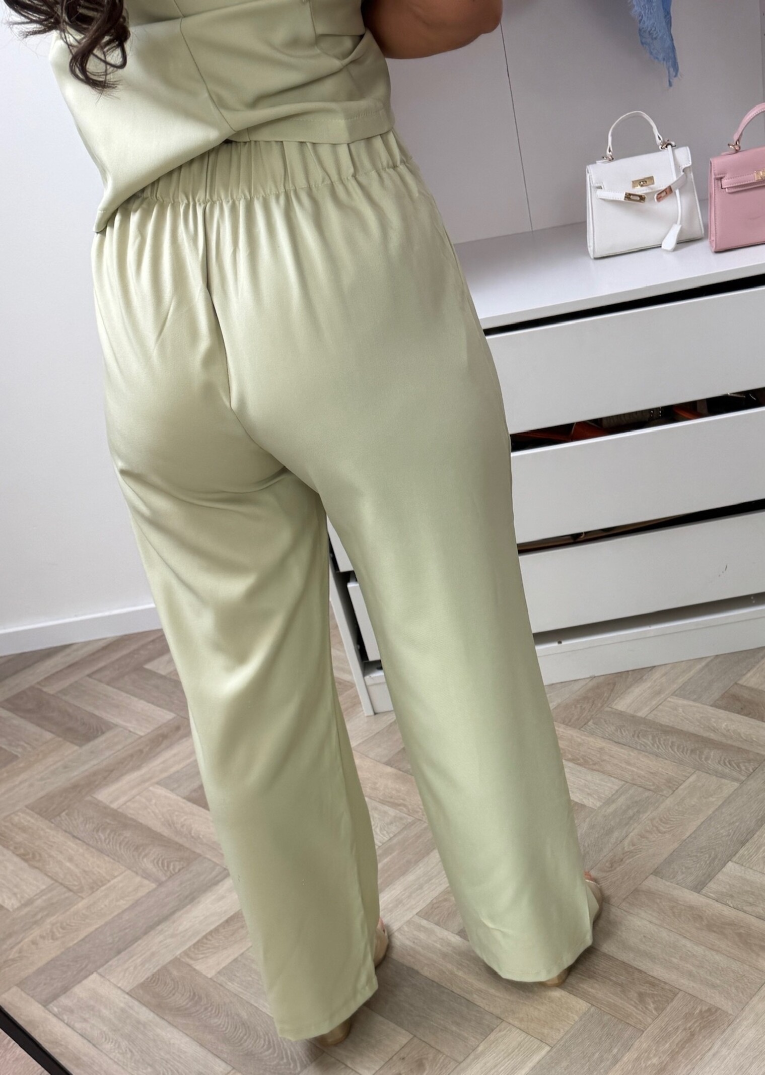 2 Delige set Quincy QQ51 Sage Green