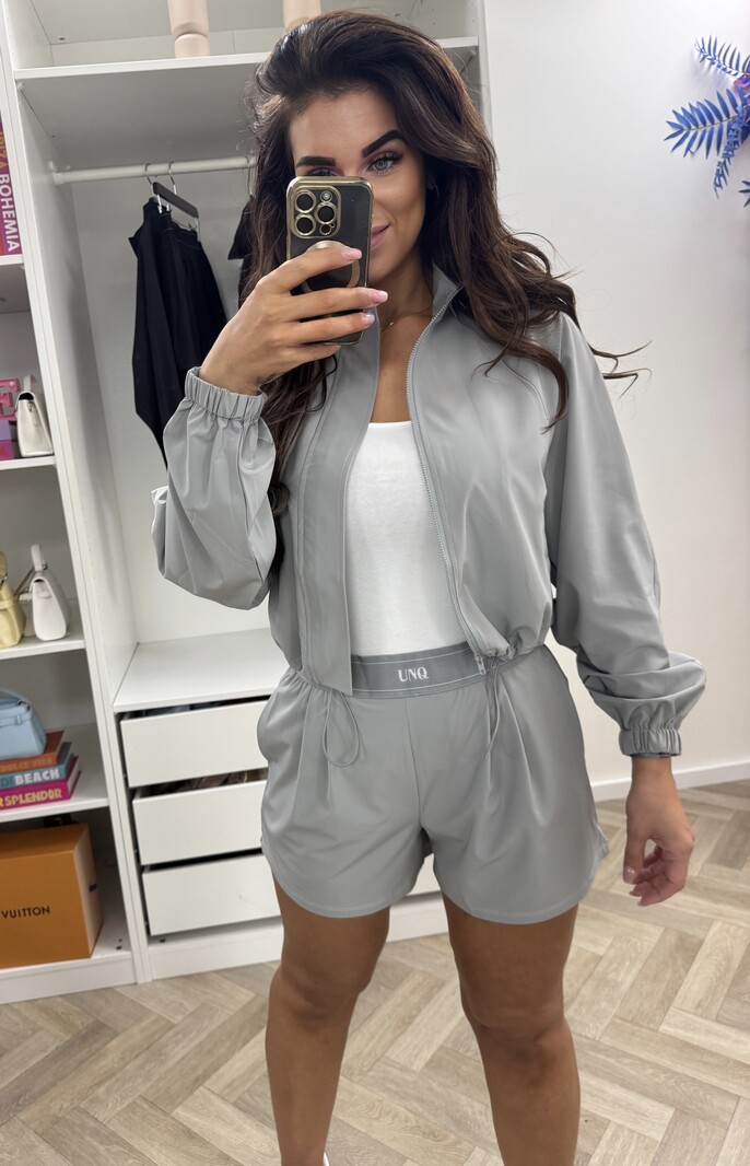 Gigi Jacket Unique The Label Light Grey