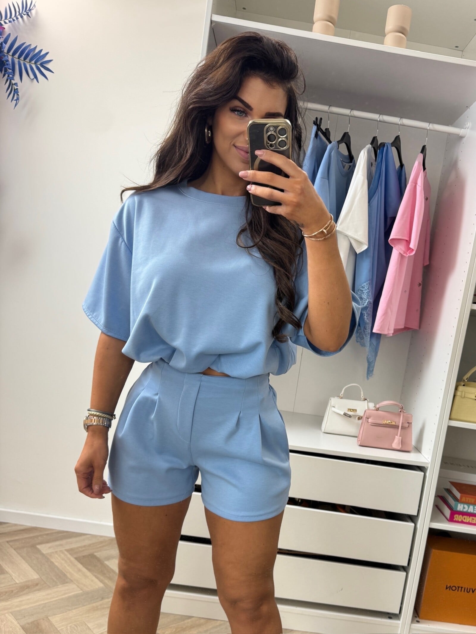 Basic Set Donna Comfy Blue