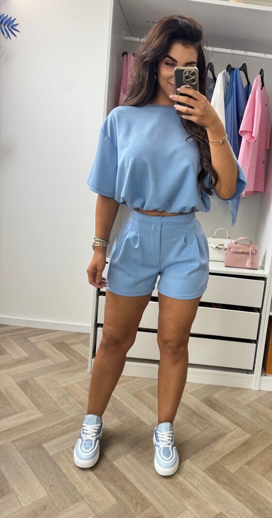 Basic Set Donna Comfy Blue