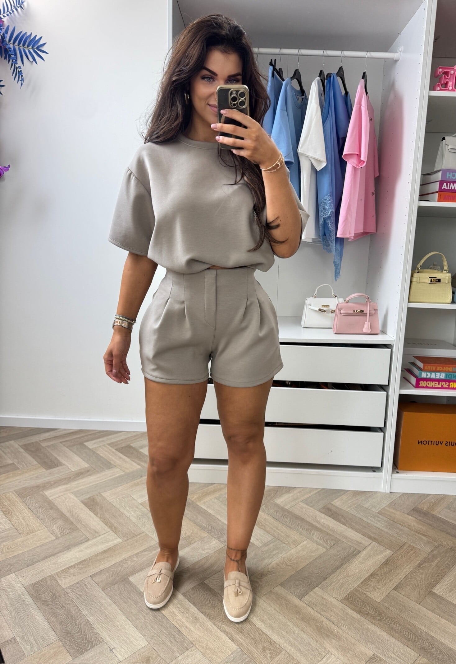Basic Set Donna Comfy Taupe