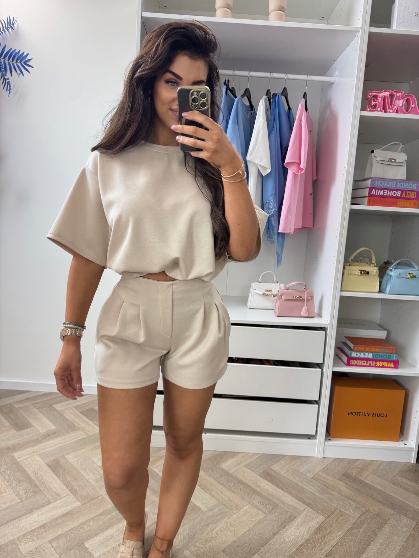 Basic Set Donna Comfy Beige