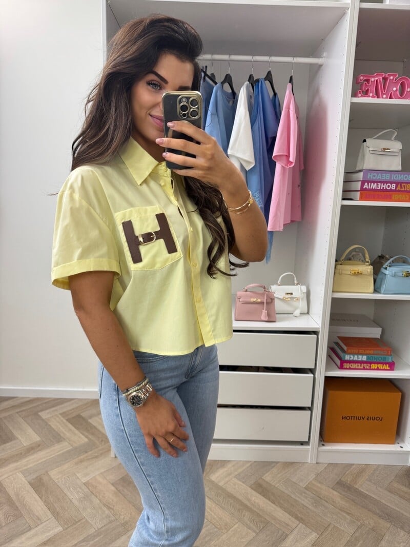 Blouse Nellie Yellow CY5529B
