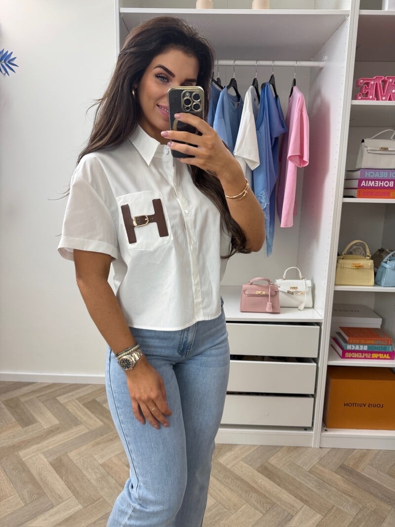 Blouse Nellie White CY5529B