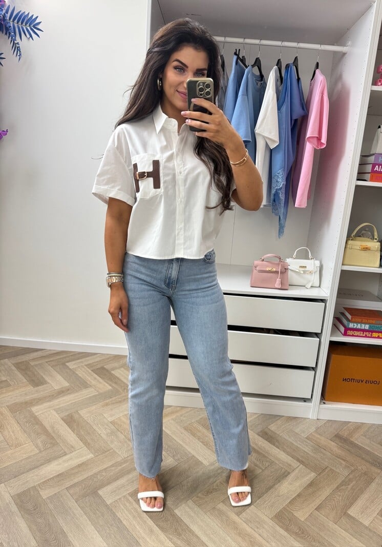 Blouse Nellie White CY5529B