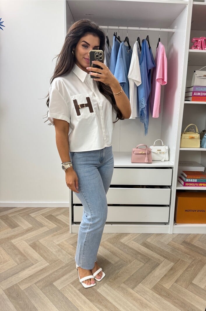 Blouse Nellie White CY5529B