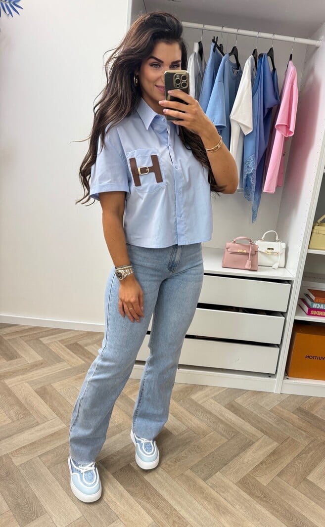 Blouse Nellie Light Blue CY5529B
