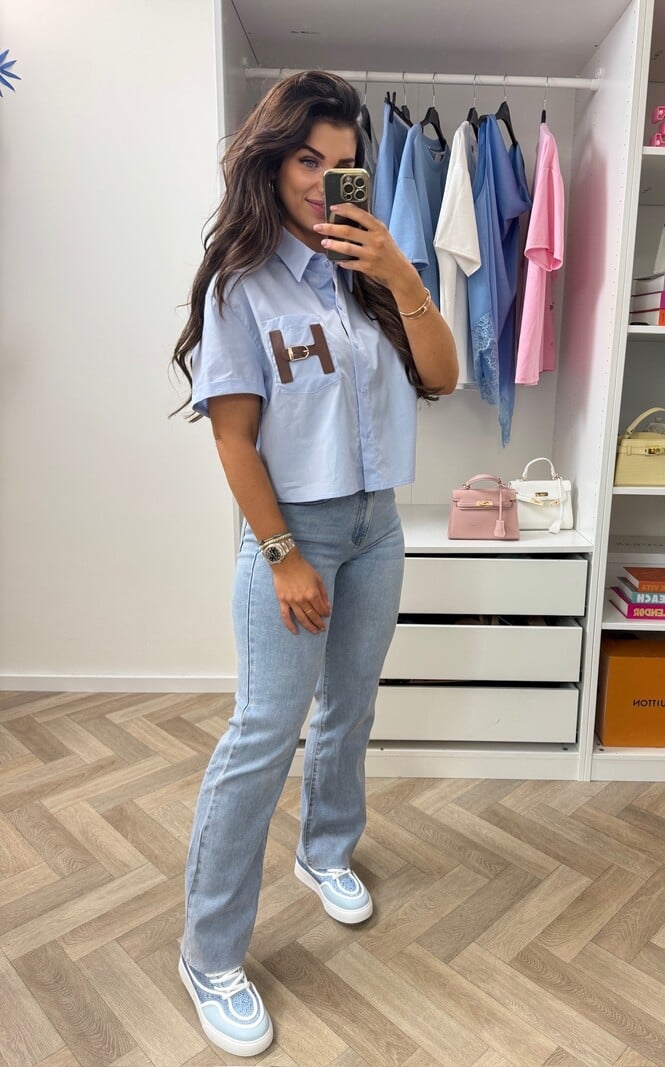 Blouse Nellie Light Blue CY5529B