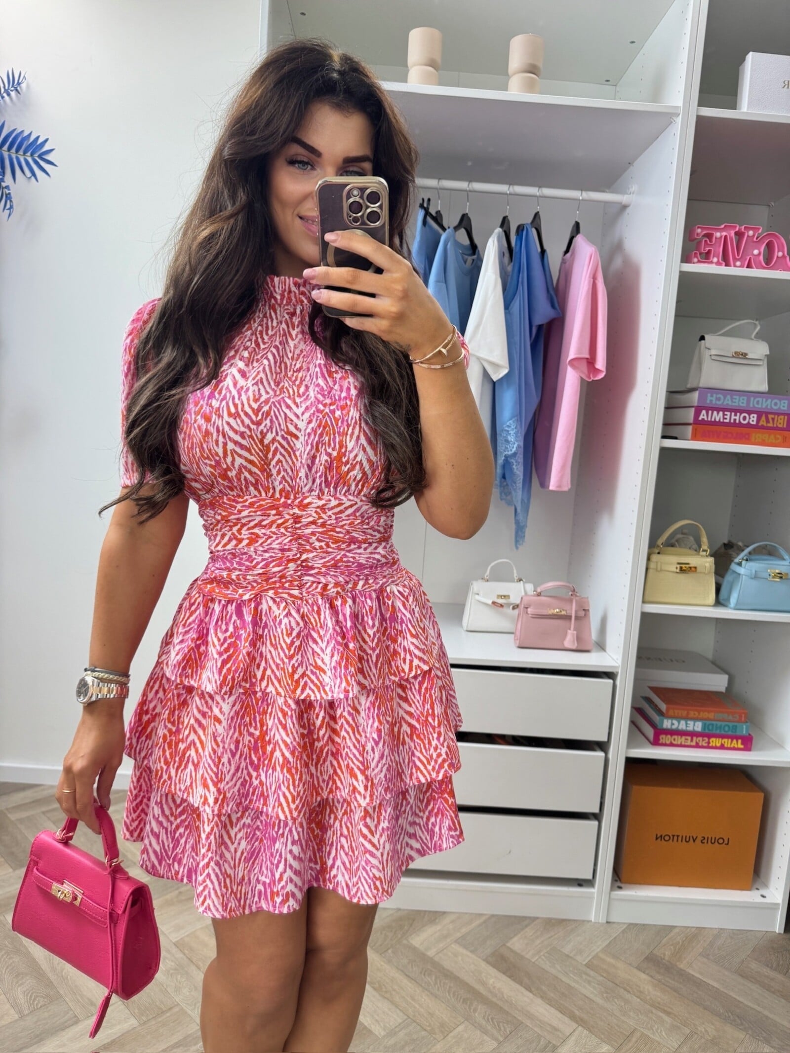 Dress Stacy Colors Pink CY4279A