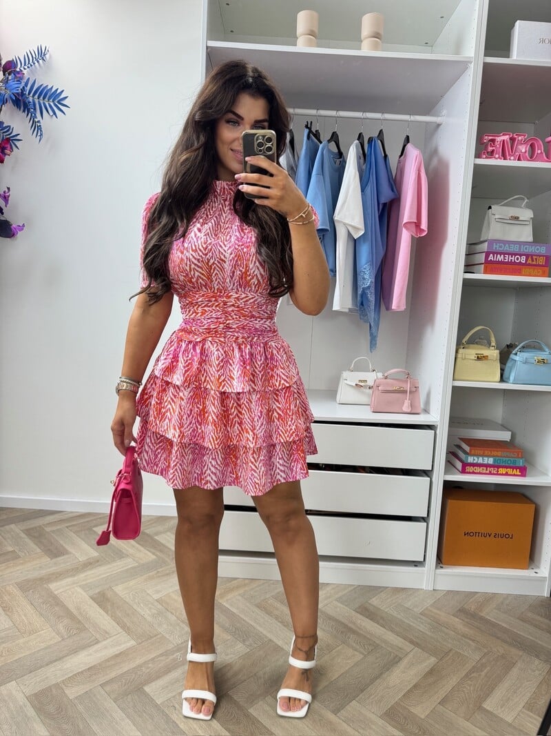Dress Stacy Colors Pink CY4279A