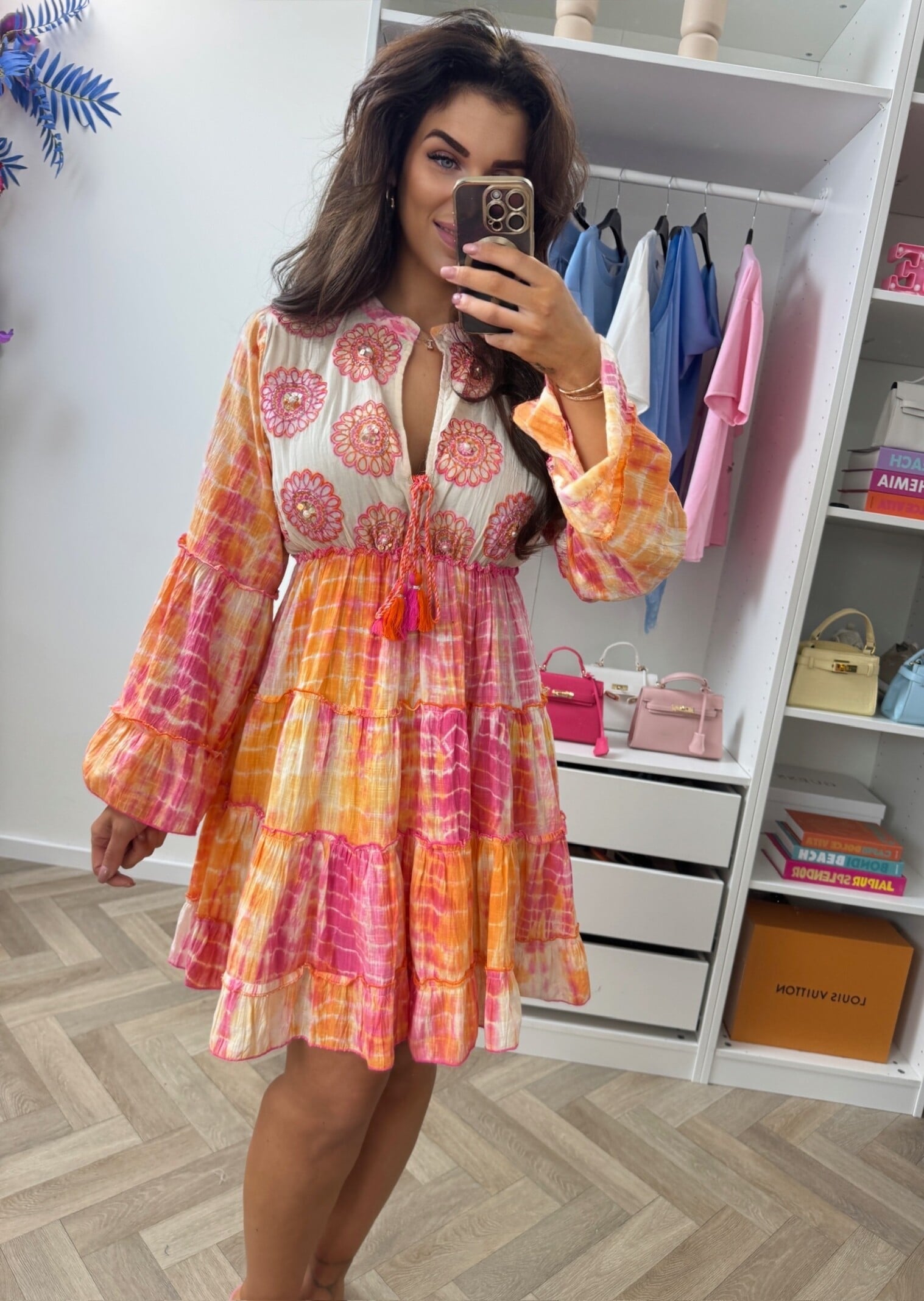 Dress Summer Luxury Style Multi PLK-8034
