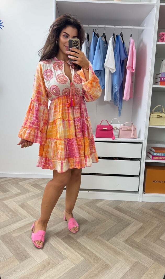 Dress Summer Luxury Style Multi PLK-8034