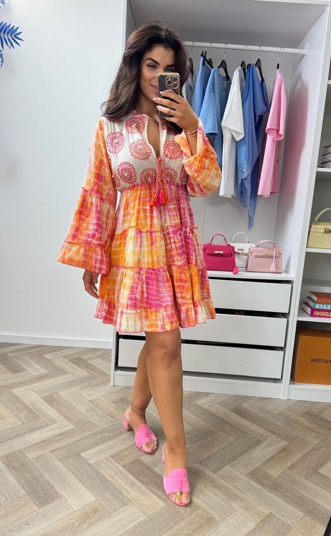 Dress Summer Luxury Style Multi PLK-8034
