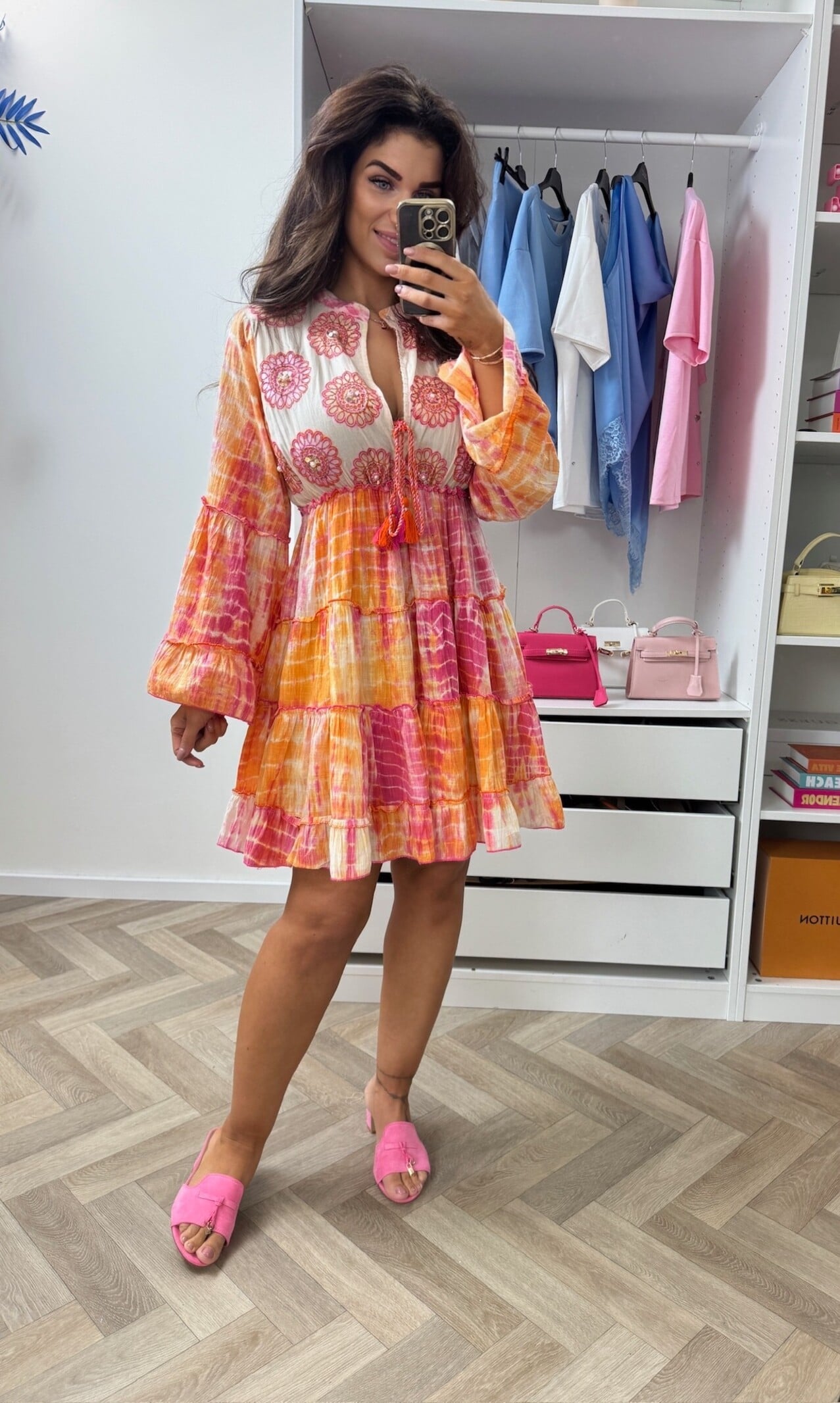 Dress Summer Luxury Style Multi PLK-8034