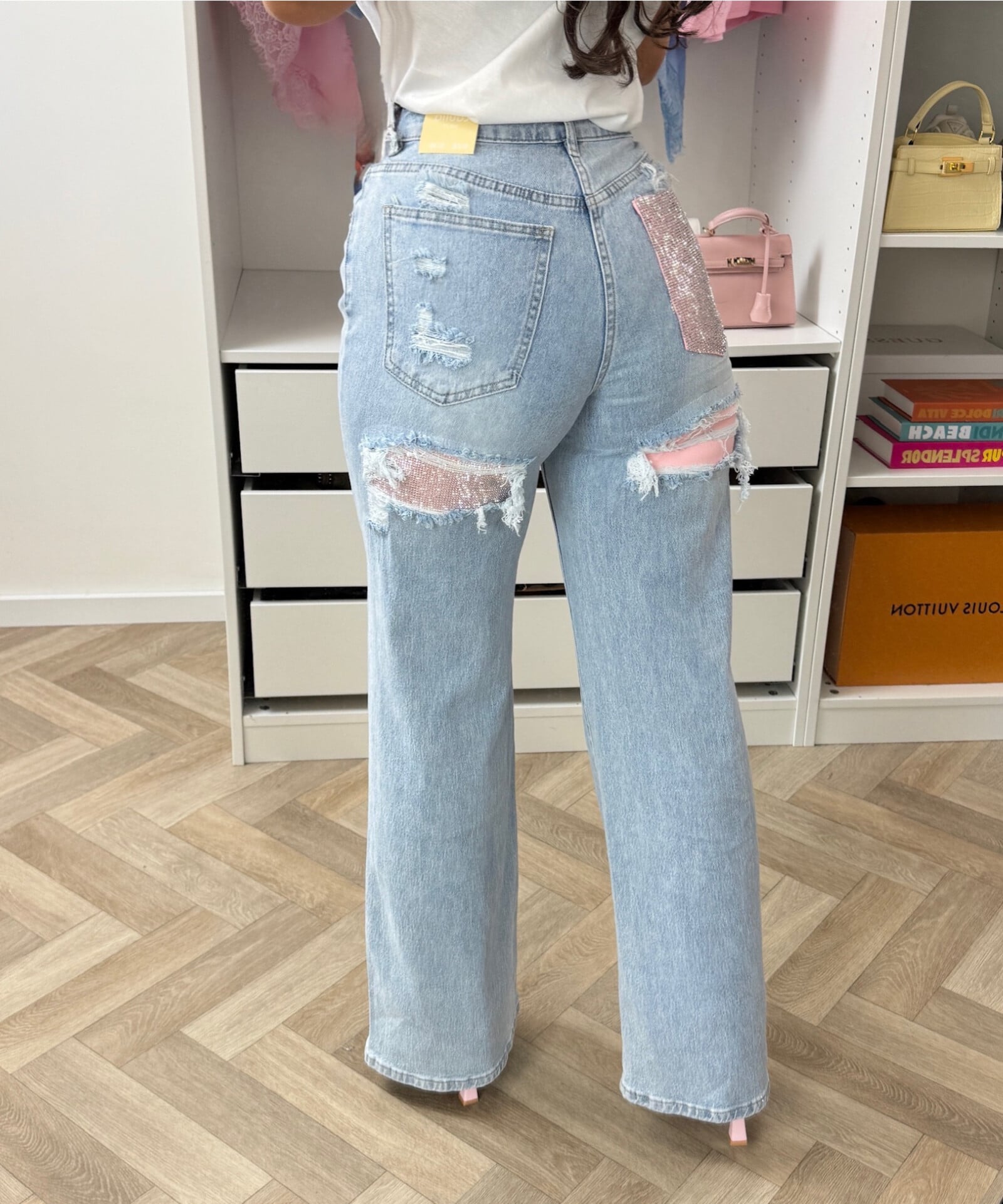 Jeans Laulia Pink Pocket  Y3517-2