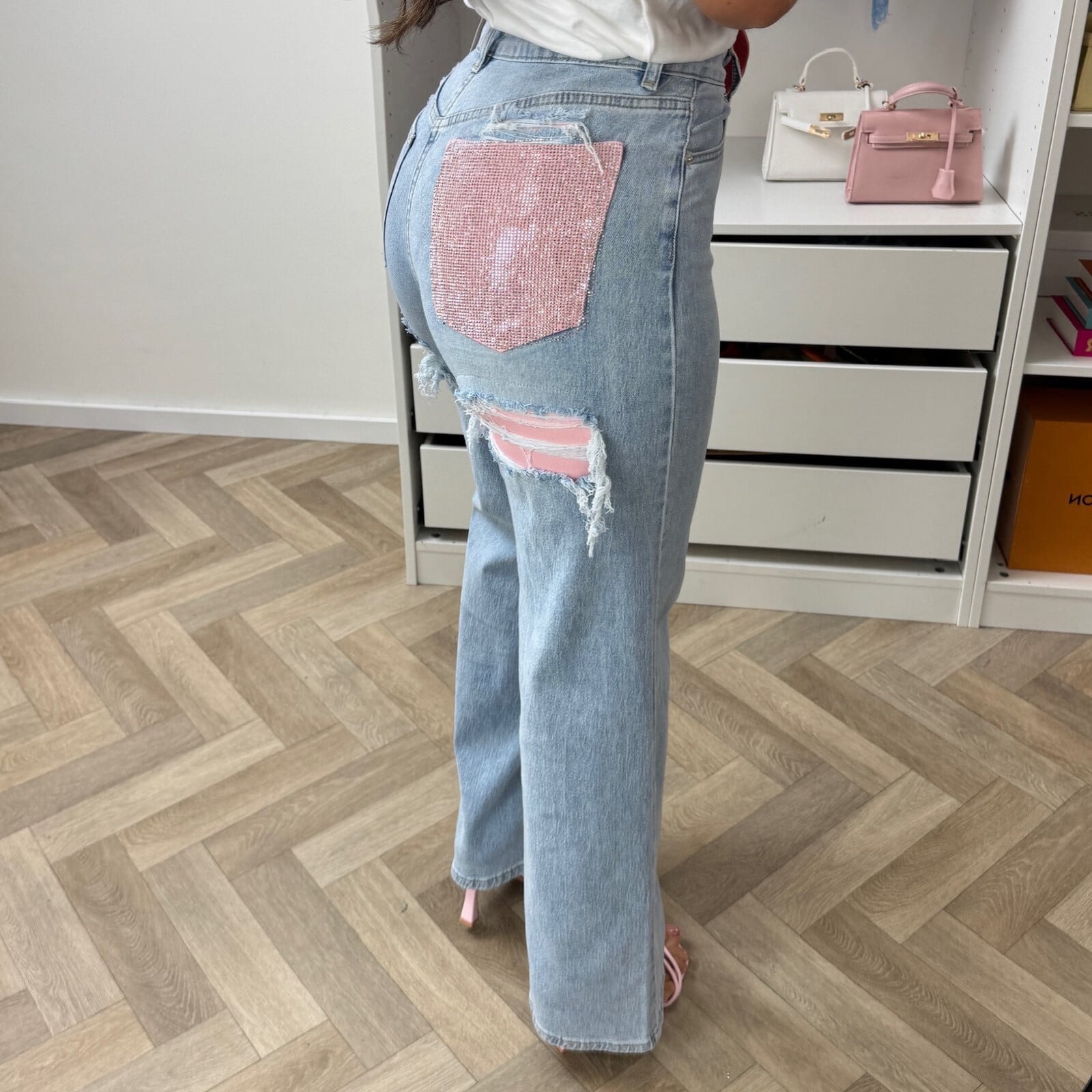 Jeans Laulia Pink Pocket  Y3517-2