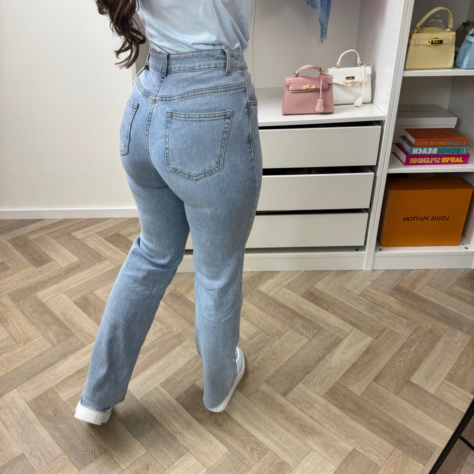 Jeans Straight Vivid Perfect  Stretch B236