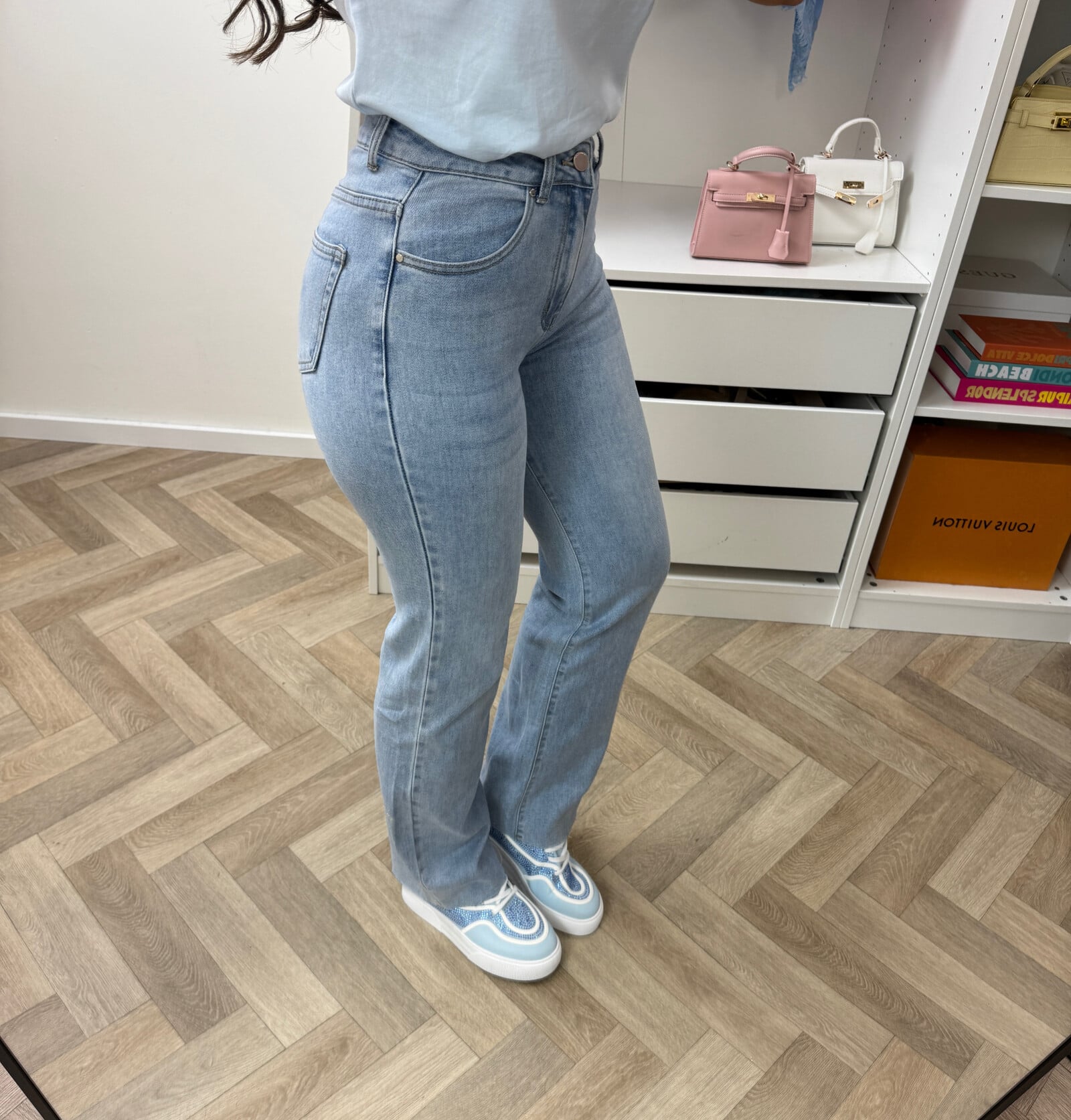 Jeans Straight Vivid Perfect  Stretch B236