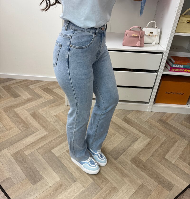 Jeans Straight Vivid Perfect  Stretch B236