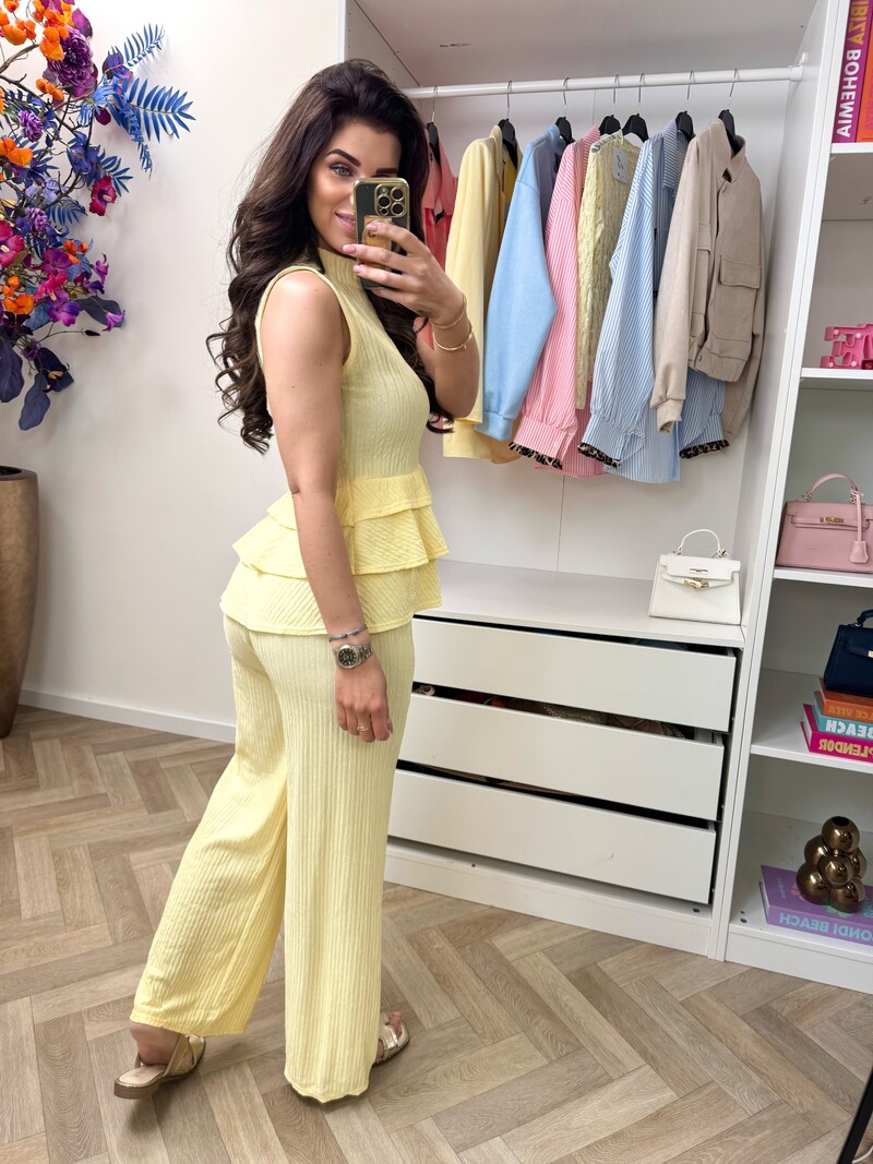 Set kiki ruffle 793 Yellow