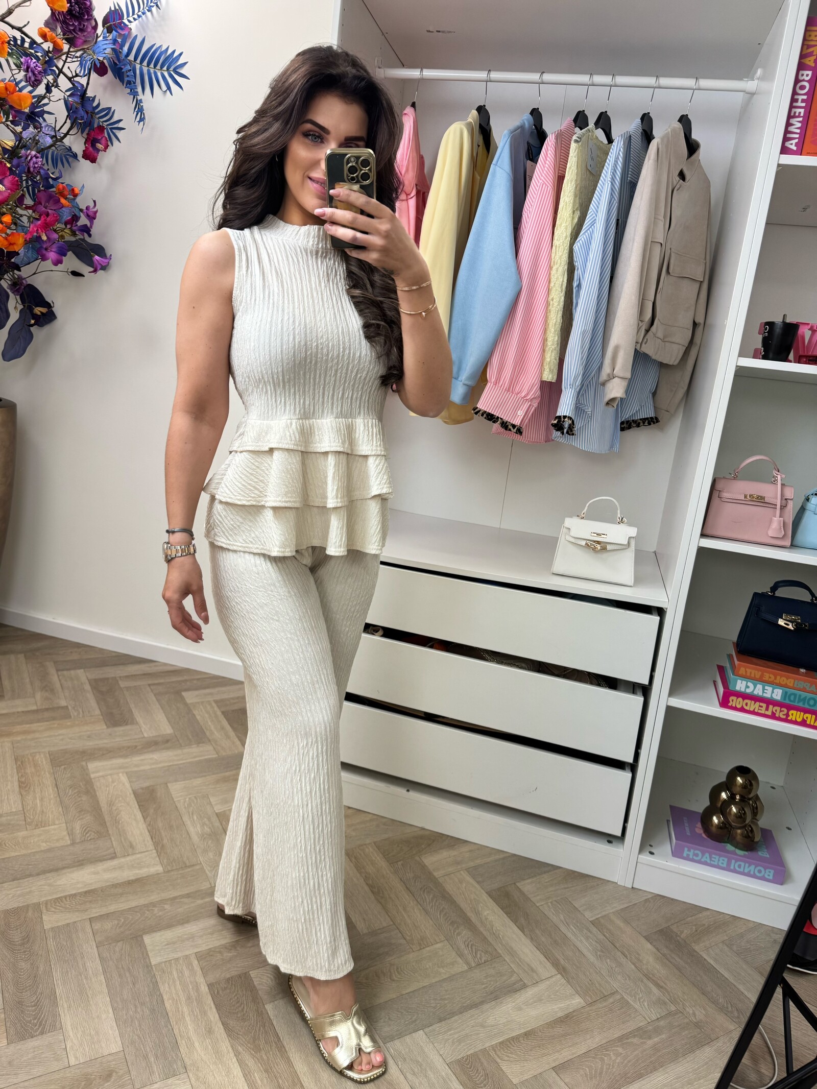 Set kiki ruffle 793 beige
