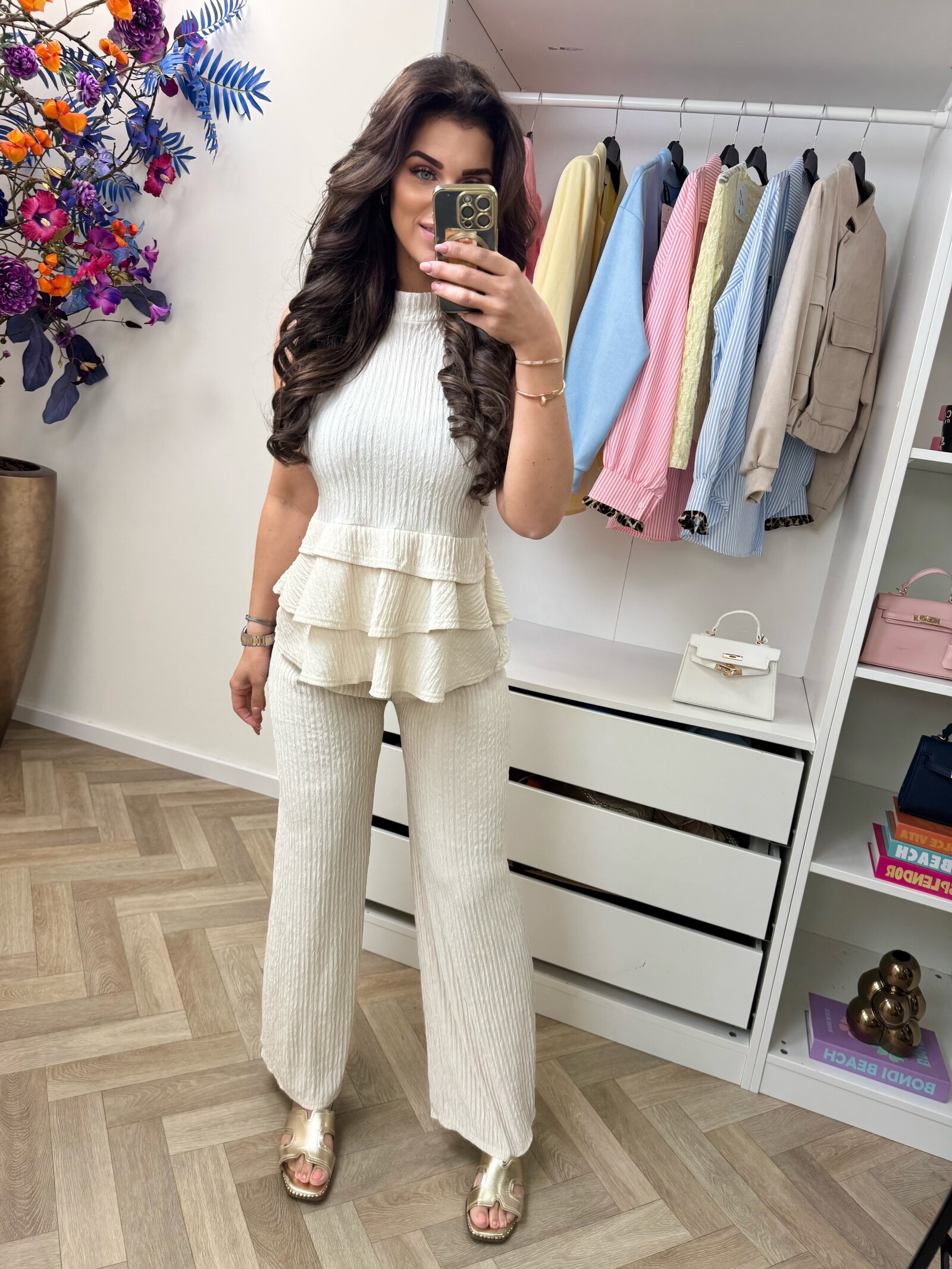 Set kiki ruffle 793 beige