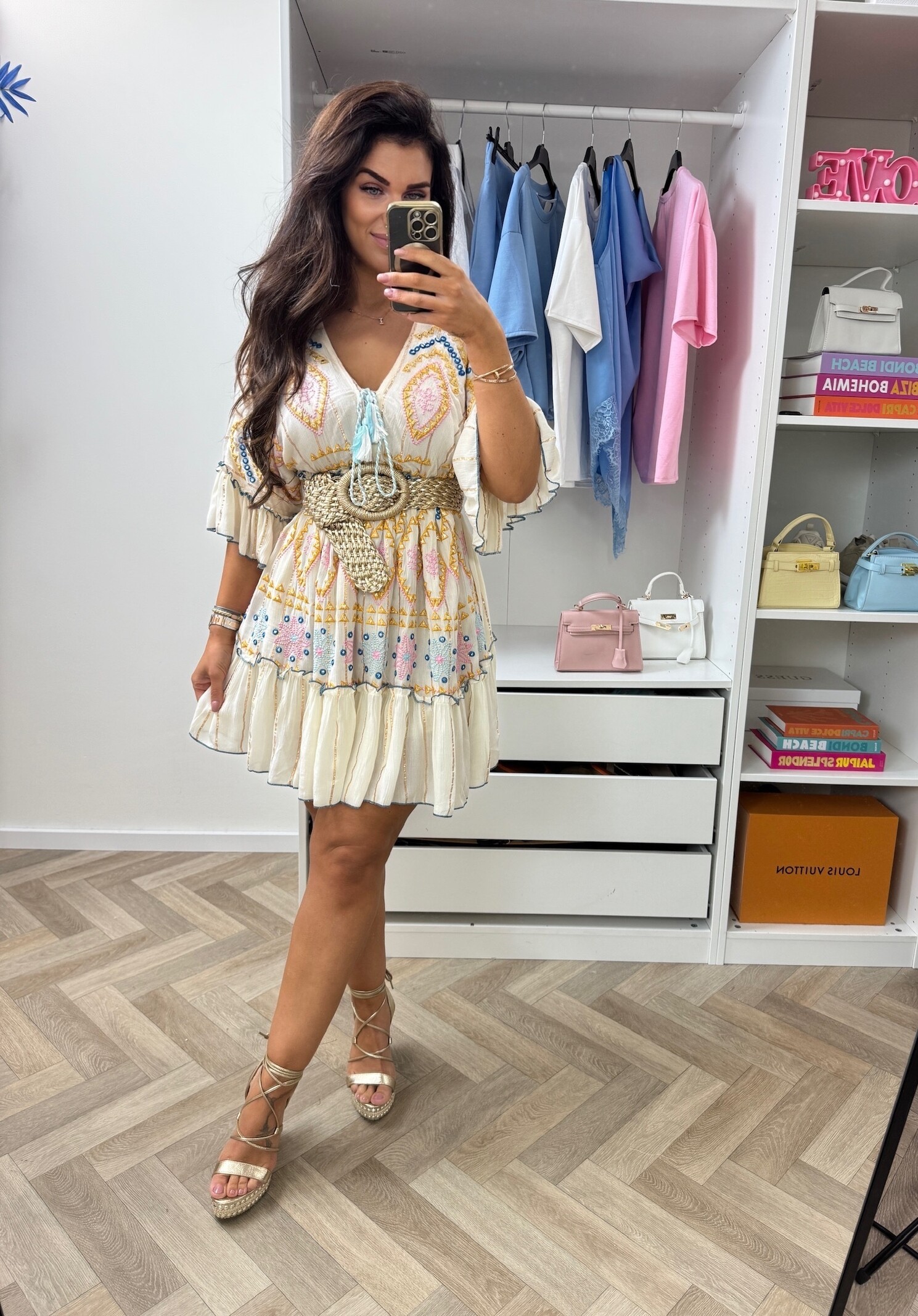 Ibiza Dress Olivia Yellow 10112