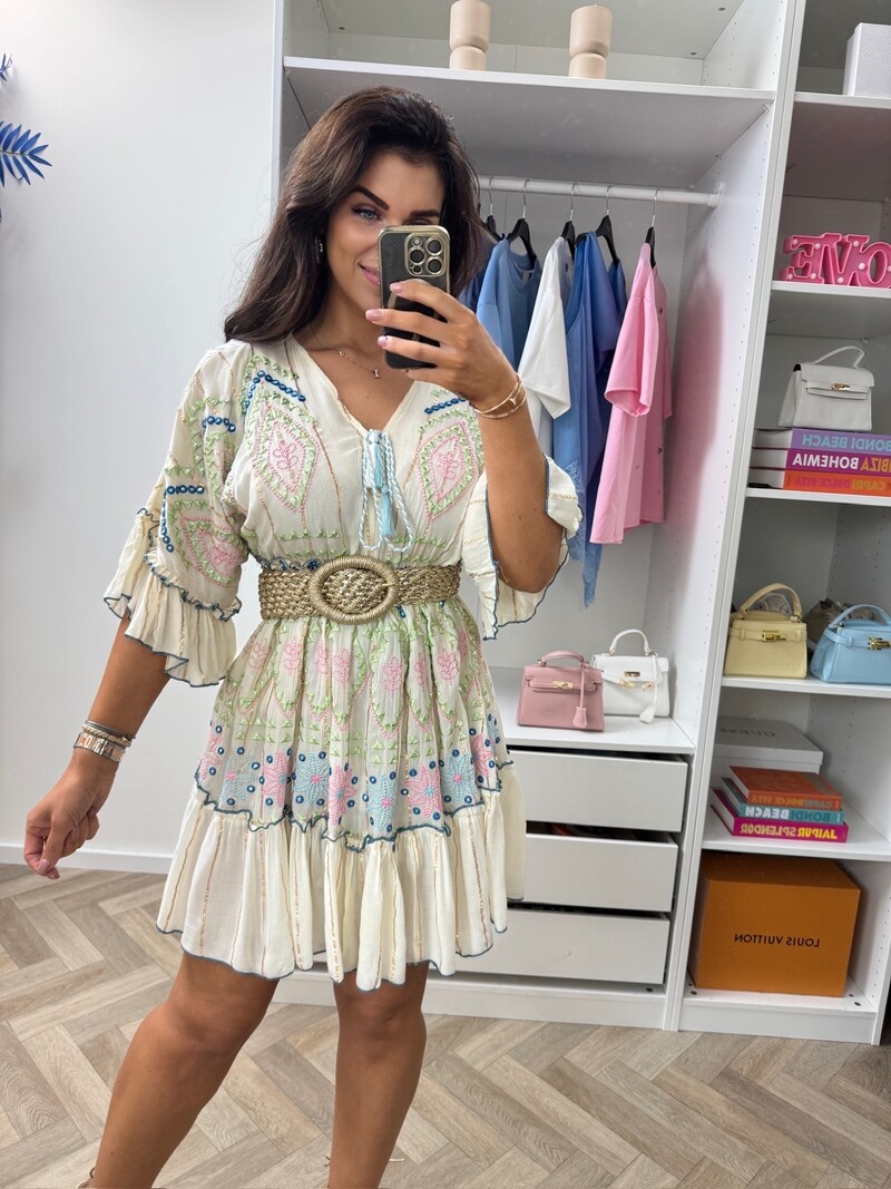 Ibiza Dress Olivia Mint 10112