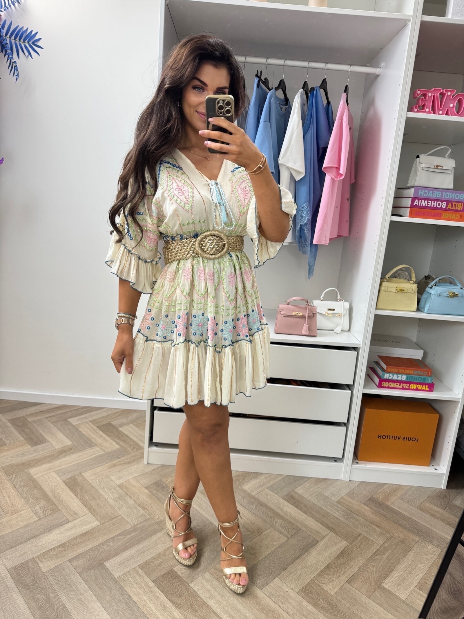 Ibiza Dress Olivia Mint 10112